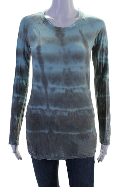 Graham & Spencer Women's Round Neck Long Sleeves Tie Dye T-Shirt Size P