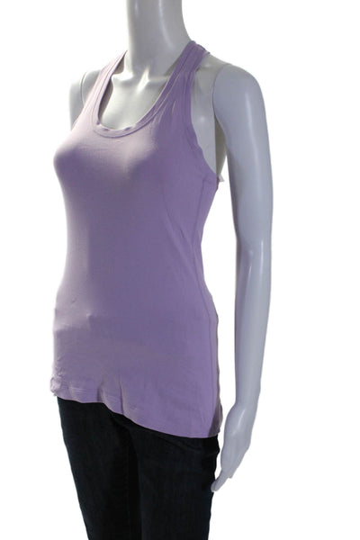 Lululemon Womens Scoop Neck Sleeveless Racer back Tank Top Lilac Size S