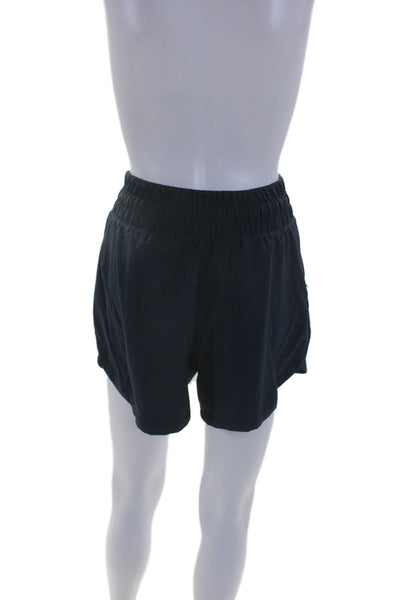 Lululemon Womens Navy Blue Pull On Active Running Shorts Size 6