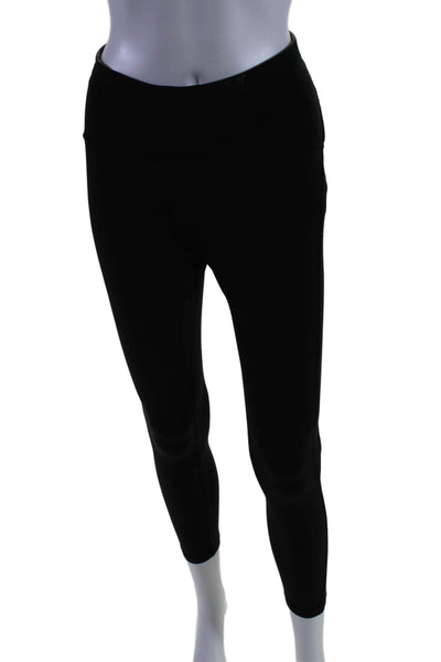 Lululemon Womens Pull On High Rise Slim Leg Athletic Leggings Black Size 6