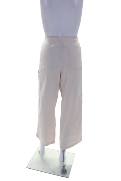 Sonia Sonia Rykiel Womens Pull On High Rise Wide Leg Pants Pink Size EUR 38