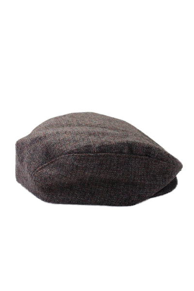 Pendleton Mens Woven Wool Cabbie Newsboy Cap Hat Brown Size Large