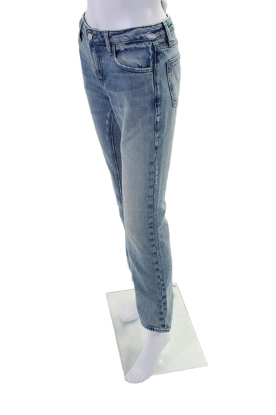 Frame Womens Zipper Fly Low Rise Medium Wash Boot Cut Jeans Blue Size 23