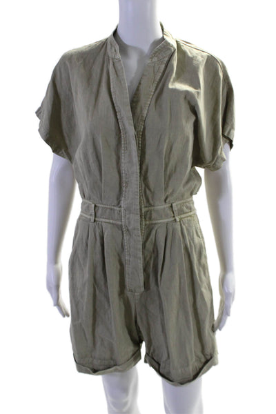 Vanessa Bruno Womens Atalante Romper Brown Size 8 16150165