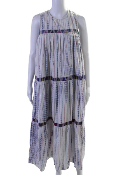Warm Womens Multi Tie Dye Maxi Blue Size 2 13727280