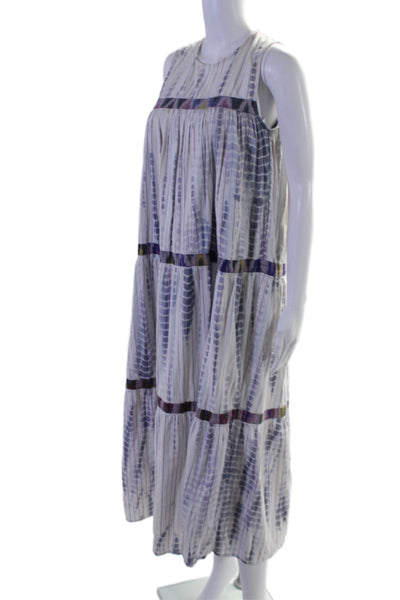Warm Womens Multi Tie Dye Maxi Blue Size 2 13727280