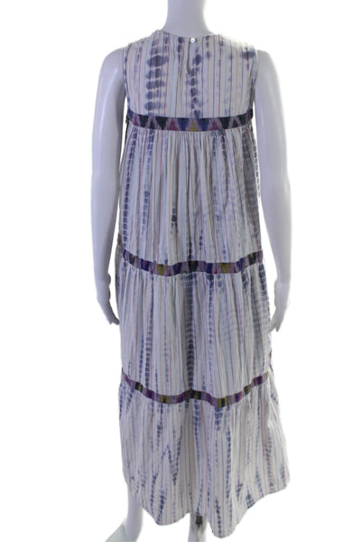 Warm Womens Multi Tie Dye Maxi Blue Size 2 13727280