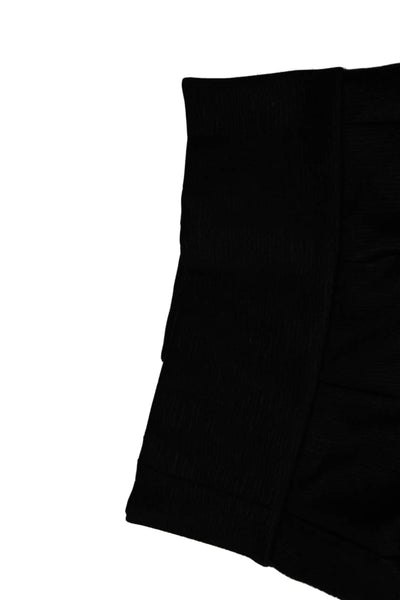 Bogner Womens Black Textured Printed High Rise Stirrup Tapered Pants Size 8R