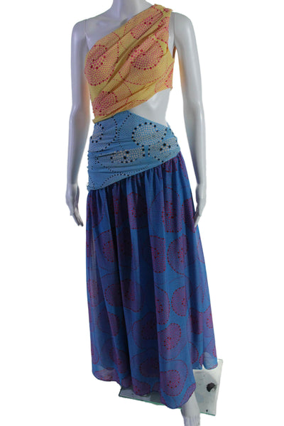 Staud Womens Ashlyn Maxi Blue Size 10 16086760