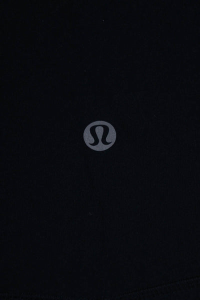 Lululemon Womens Spandex Textured Lined Fit Ankle Leggings Navy Blue Size XS