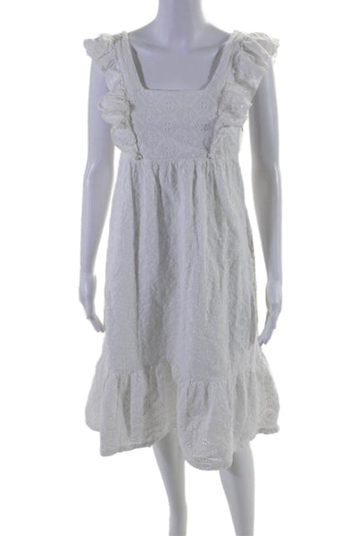 ba&sh Womens Bryrd Dress White Size 0 14319372