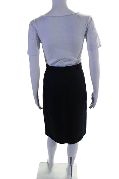 A Detacher To Be Detached Womens Knee Length Zip Up Pencil Skirt Black Size Smal