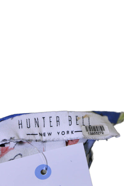 Hunter Bell Womens Finley Blouse Blue Size 4 13955272
