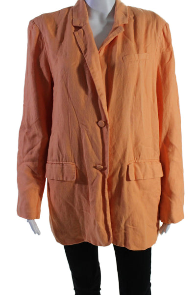 ASHLEY PARK x RTR Womens Orange Blazer Orange Size 6 15576435
