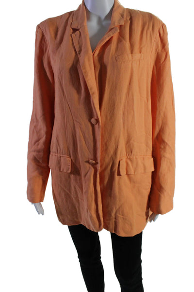 ASHLEY PARK x RTR Womens Orange Blazer Orange Size 12 15588299