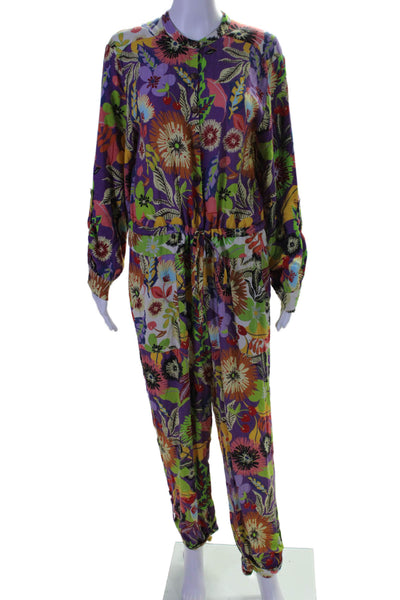 Le Superbe Womens Lotus Land Jumpsuit Purple Size 12 14793339