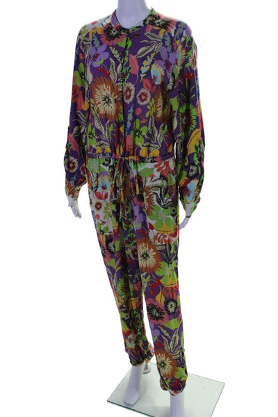 Le Superbe Womens Lotus Land Jumpsuit Purple Size 12 14793339