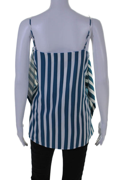 TOME Collective Womens Handkerchief Tank Top Blue Size 4 13877132