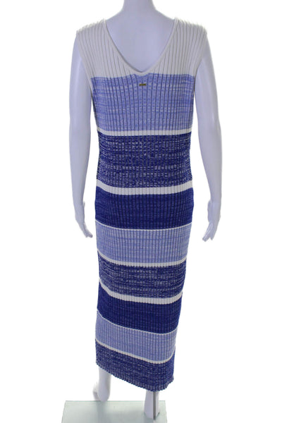 Toccin Womens Sadie Sleeveless Striped Midi Dress Blue Size 6 16899818