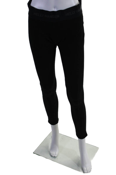 Helly Hansen Womens Elastic Band Lined Skinny Knitted Leggings Black Size L