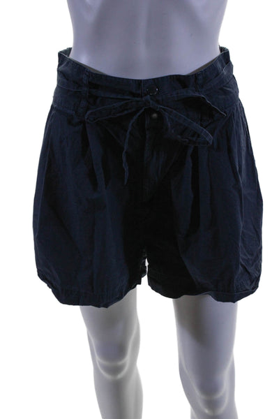 Splendid Womens Chase Poplin Short Blue Size 2 16665201