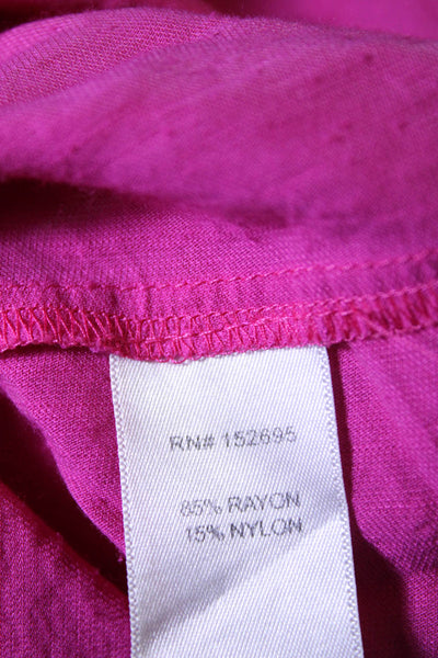 Slate & Willow Womens Colorblock Tie Dress Pink Size 6 15234659