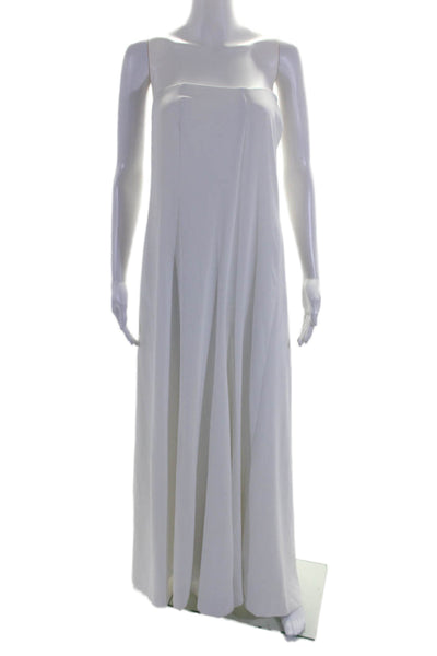 Rosetta Getty Collective Womens Strapless Jumpsuit White Size 6 14459906