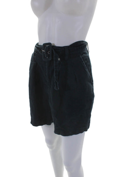 BLANKNYC Womens Set Sail Shorts Blue Size 10 16807279