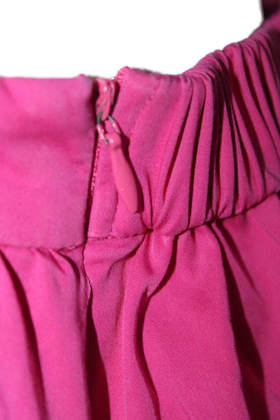Peter Som Collective Womens Cross Back Midi Dress Pink Size 6 15528862