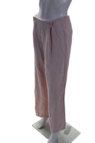 BOSS Womens Pink Tapito Pants Pink Size 4 16096294