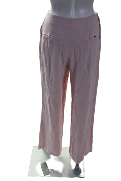 BOSS Womens Pink Tapito Pants Pink Size 4 16096294