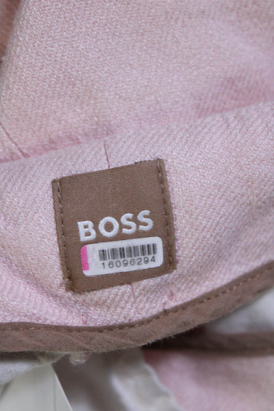 BOSS Womens Pink Tapito Pants Pink Size 4 16096294