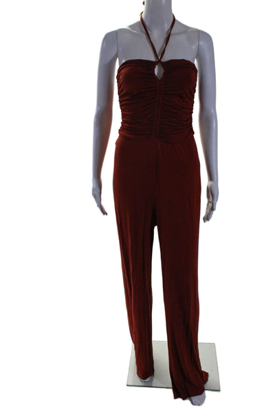 Trina Turk Womens Lianna Jumpsuit Orange Size 4 15774769