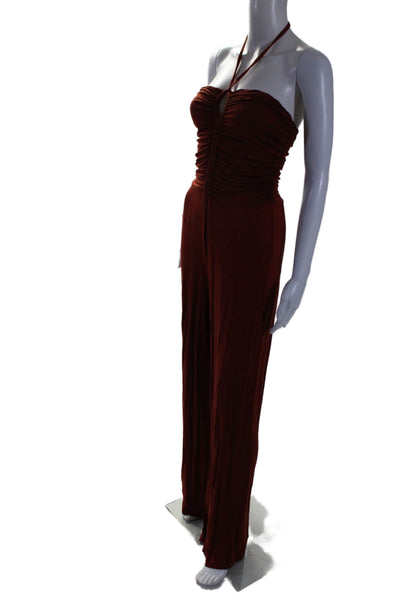 Trina Turk Womens Lianna Jumpsuit Orange Size 4 15774769