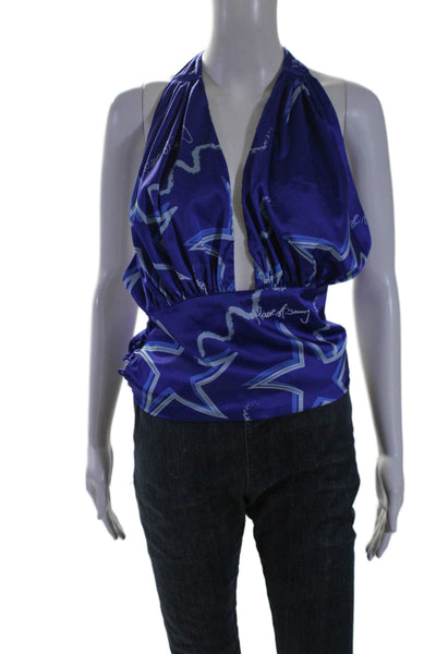 House of Sunny Womens Hall of Fame Halter Blue Size 6 15316579