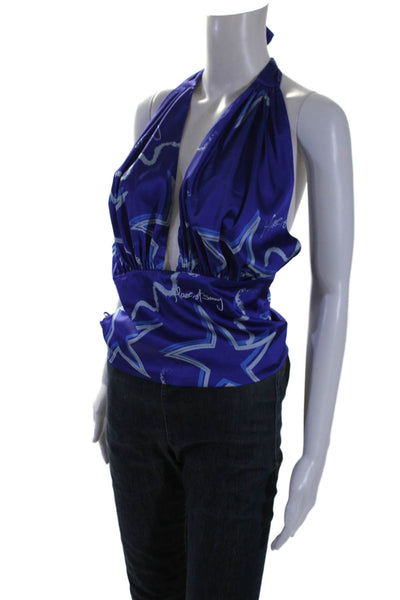 House of Sunny Womens Hall of Fame Halter Blue Size 6 15316579