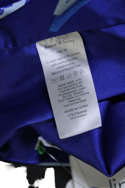 House of Sunny Womens Hall of Fame Halter Blue Size 6 15316579