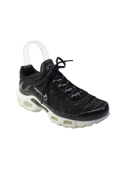 Nike Womens Air Max Plus Low Top Lace Up Sneakers Black Size 6.5