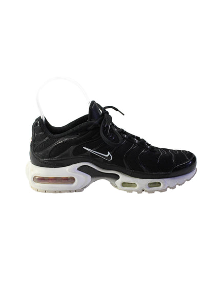 Nike Womens Air Max Plus Low Top Lace Up Sneakers Black Size 6.5