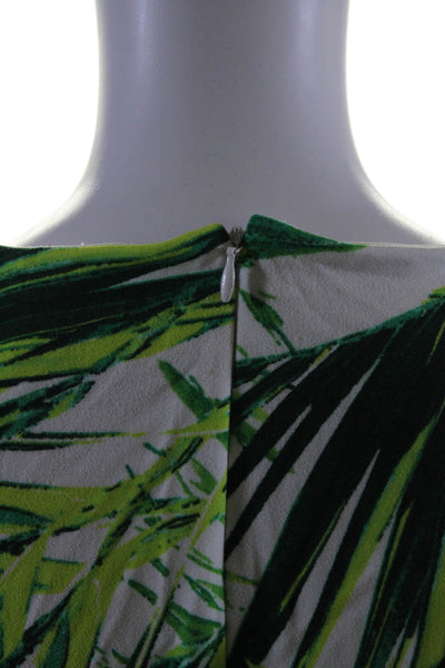 Great Jones Womens Green Palm Leaf Romper Green Size 4 15327539
