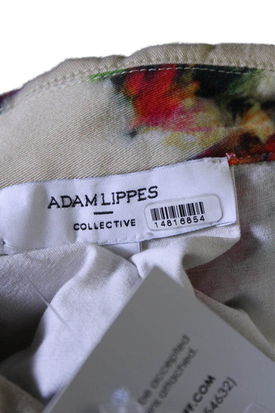 Adam Lippes Collective Womens Tan Printed Cotton Shirtdress Brown Size 6 1481740