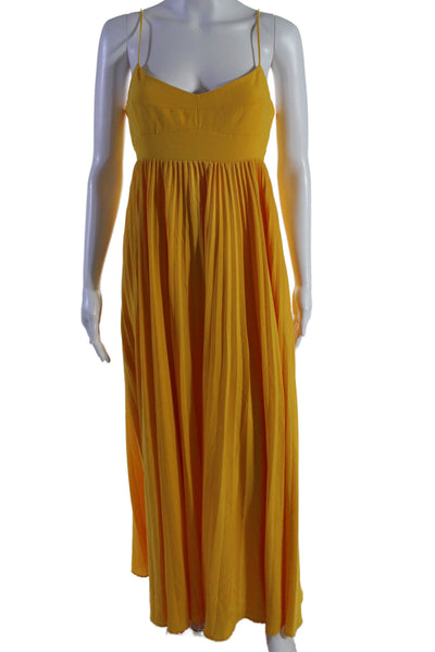 Obando Collective Womens Honeycomb Gown Orange Size 2 16131881