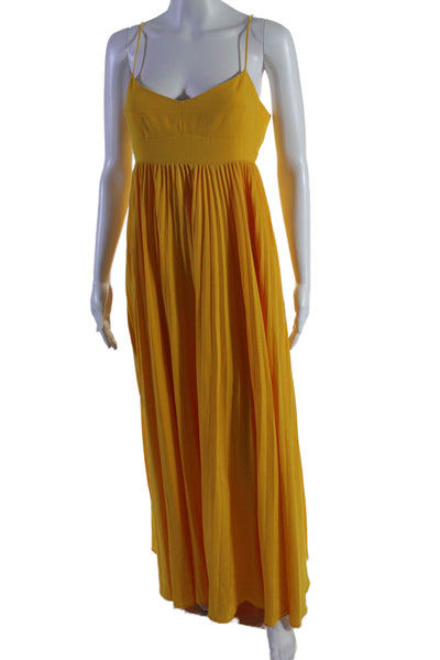 Obando Collective Womens Honeycomb Gown Orange Size 2 16131881