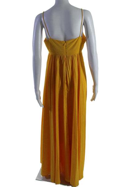 Obando Collective Womens Honeycomb Gown Orange Size 2 16131881