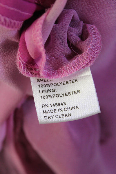 TOCCIN X RTR Womens Pink Tie Dye Romper Pink Size 2 16242386
