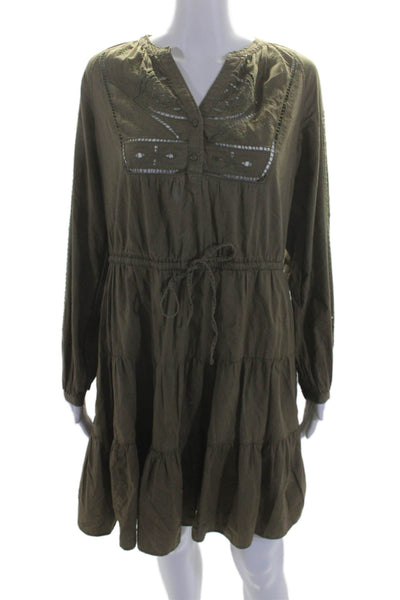 Lauren Ralph Lauren Womens Sulashka Dress Green Size 6 15773993