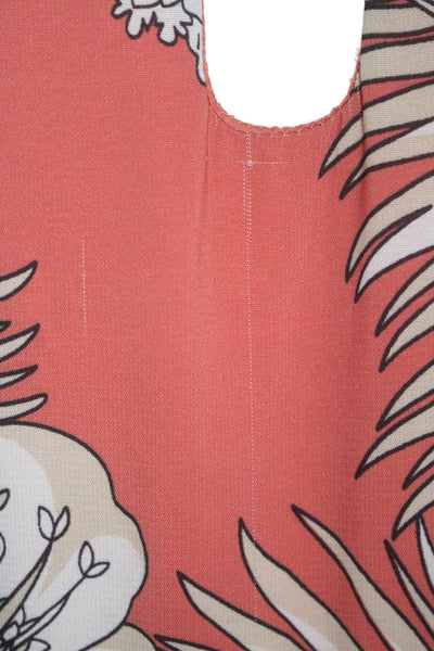 Area Stars Womens Tropical Halter Dress Orange Size 4 15141657