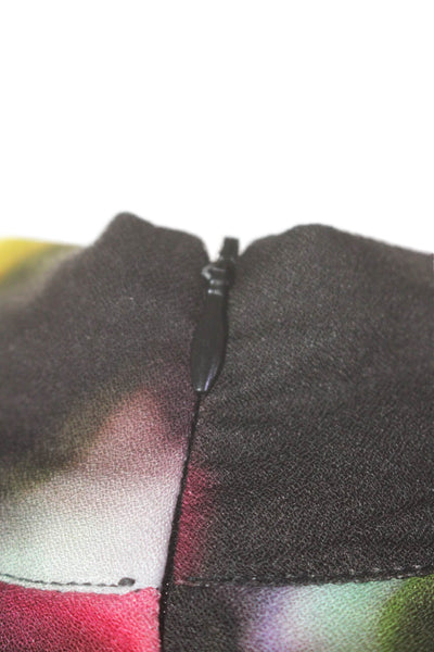 Busayo Collective Womens Rainbow Tie Dye Dress Black Size 4 15209971