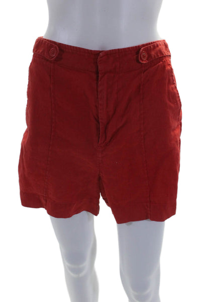 Madewell Womens Clean Tab Short Red Size 2 16650952