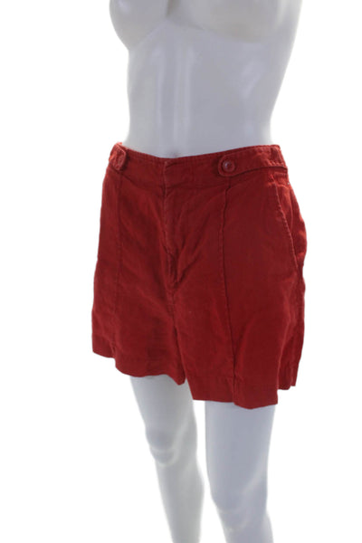 Madewell Womens Clean Tab Short Red Size 2 16650952